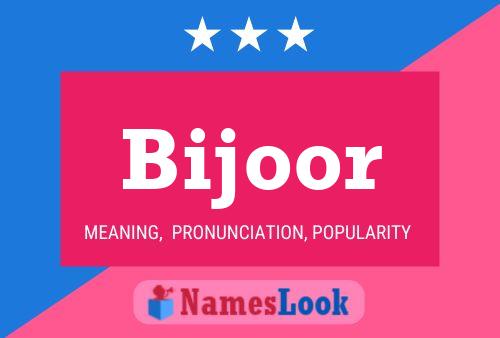 Bijoor 名字海报