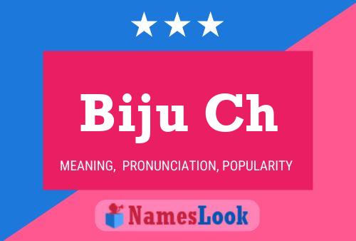 Biju Ch 名字海报