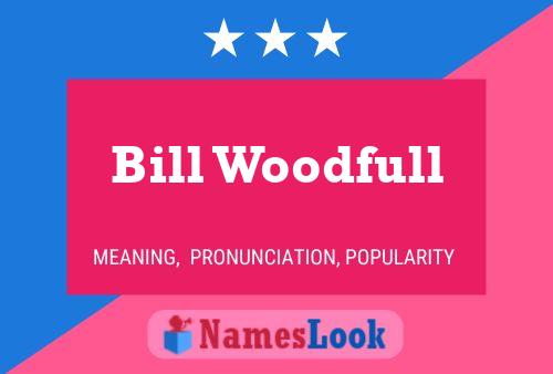 Bill Woodfull 名字海报