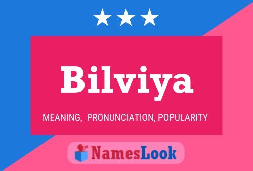 Bilviya 名字海报