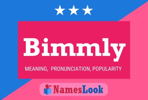 Bimmly 名字海报