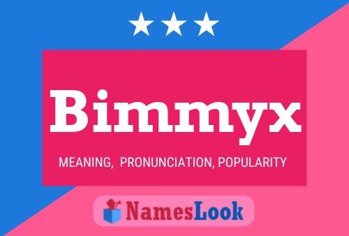 Bimmyx 名字海报