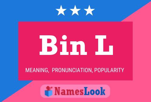 Bin L 名字海报