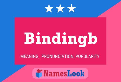 Bindingb 名字海报