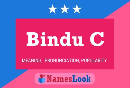 Bindu C 名字海报