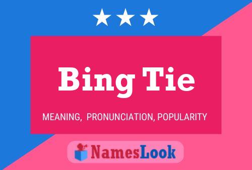 Bing Tie 名字海报