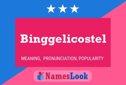 Binggelicostel 名字海报