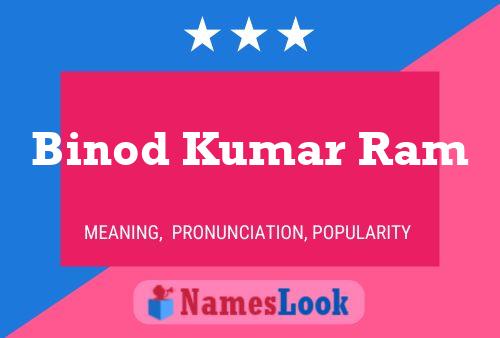 Binod Kumar Ram 名字海报