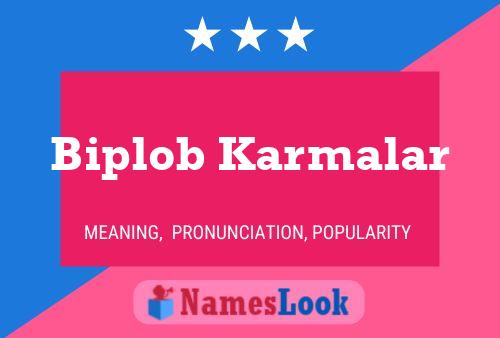 Biplob Karmalar 名字海报