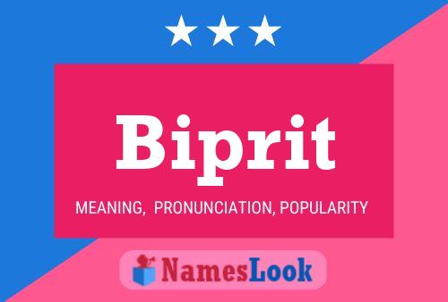 Biprit 名字海报