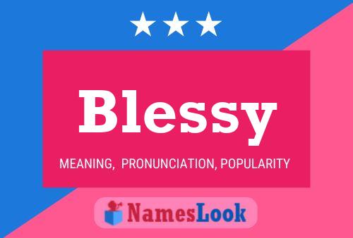 Blessy 名字海报