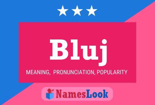 Bluj 名字海报