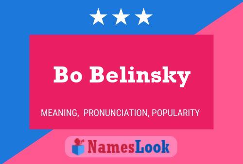 Bo Belinsky 名字海报