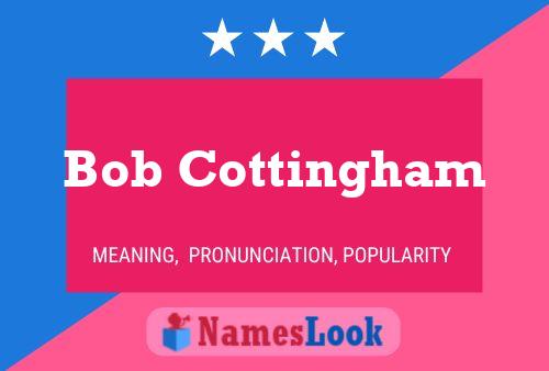 Bob Cottingham 名字海报