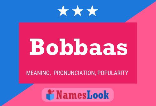 Bobbaas 名字海报