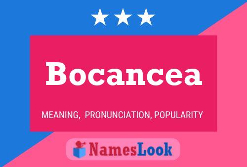 Bocancea 名字海报