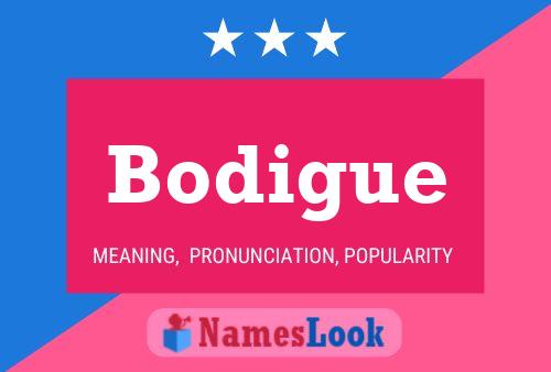 Bodigue 名字海报