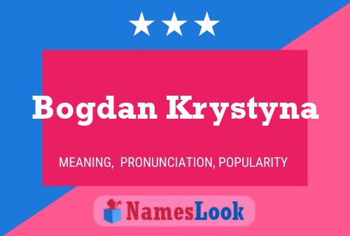 Bogdan Krystyna 名字海报