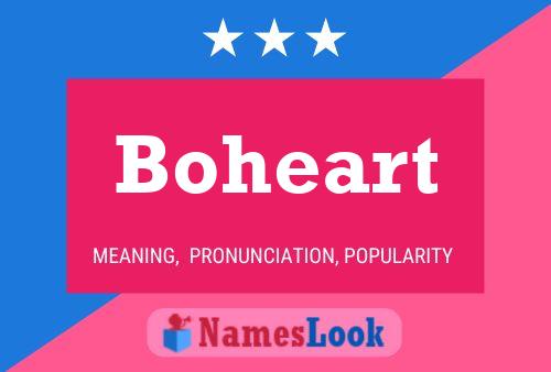 Boheart 名字海报