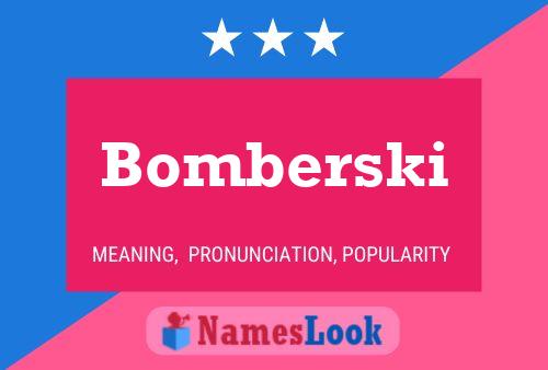 Bomberski 名字海报