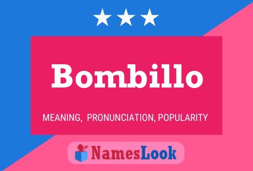 Bombillo 名字海报