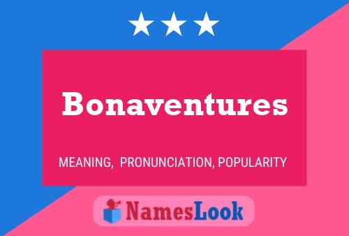 Bonaventures 名字海报