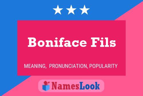 Boniface Fils 名字海报