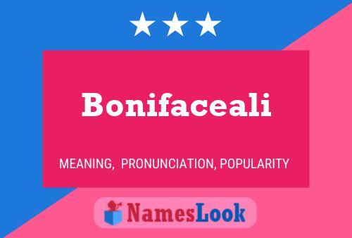 Bonifaceali 名字海报