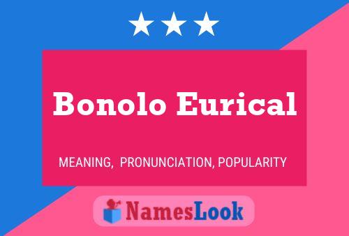 Bonolo Eurical 名字海报