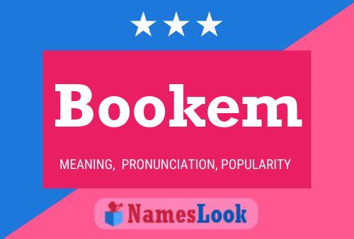 Bookem 名字海报