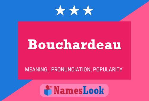 Bouchardeau 名字海报