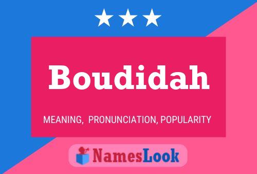 Boudidah 名字海报