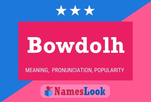 Bowdolh 名字海报