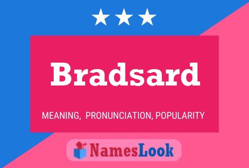 Bradsard 名字海报