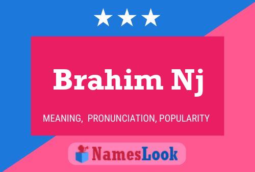 Brahim Nj 名字海报