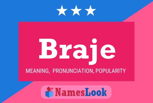 Braje 名字海报