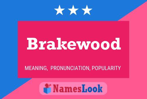 Brakewood 名字海报