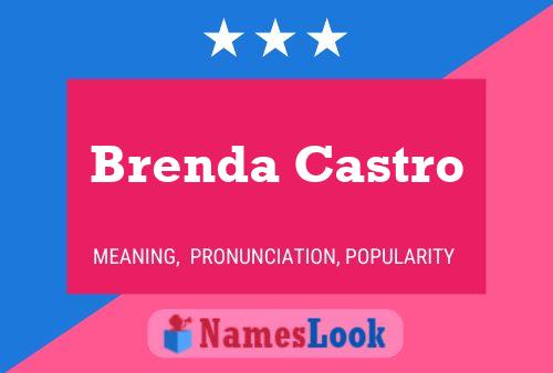 Brenda Castro 名字海报