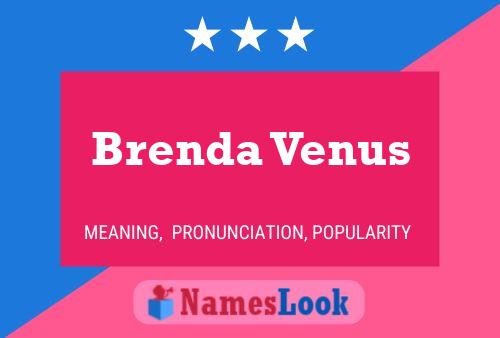 Brenda Venus 名字海报