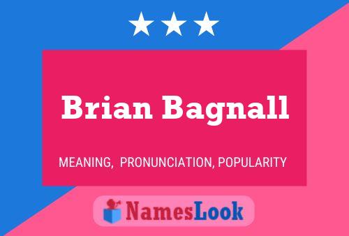 Brian Bagnall 名字海报