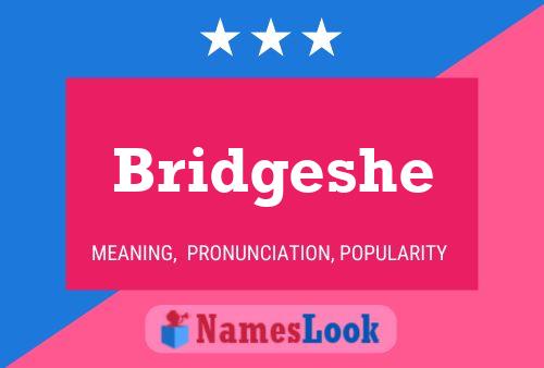 Bridgeshe 名字海报