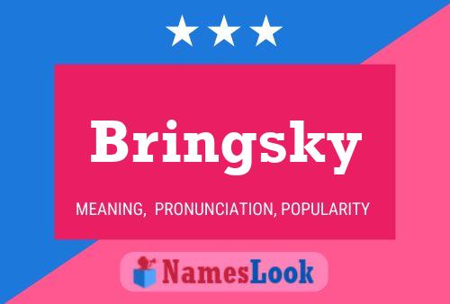 Bringsky 名字海报