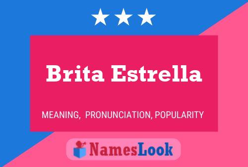 Brita Estrella 名字海报