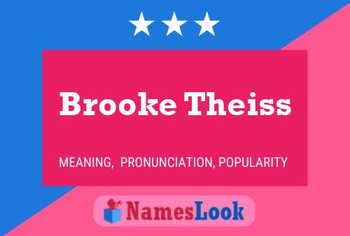 Brooke Theiss 名字海报