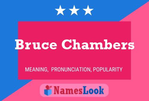 Bruce Chambers 名字海报