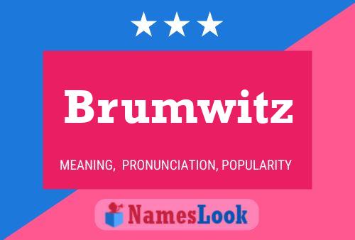 Brumwitz 名字海报