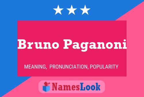 Bruno Paganoni 名字海报