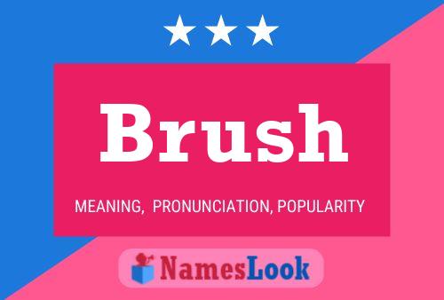 Brush 名字海报