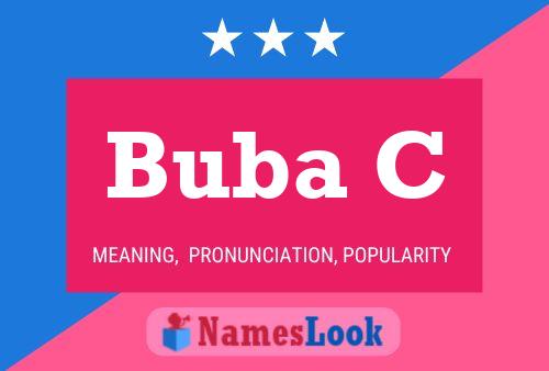 Buba C 名字海报