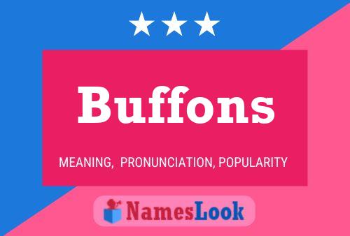 Buffons 名字海报